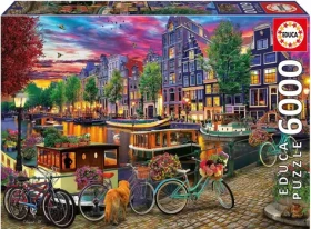 Educa Puzzle Bicykle v Amsterdame