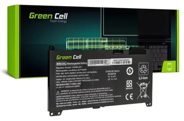 Green Cell RR03XL / Batéria pre notebook HP ProBook / 3400 mAh / 39 Wh / 11,4 V (HP183)