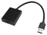 MicroConnect USB 3.0 HDMI Graphic čierna / Adaptér / Full HD 1920×1080 / 60 Hz (MC-USB3.0HDMI)