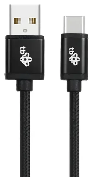 TB Touch čierna / Dátový kábel / USB-A (M) - USB-C (M) / 3 m (AKTBXKUCSBA300B)