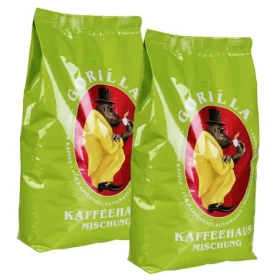 Joerges Gorilla Coffee House 2 Kg Beans Set / Zrnková káva / 80% Arabica, 20% Robusta / Vákuové balenie (278014.SET)