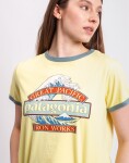 Patagonia W's Great Waves Ringer Tee Lemon Zest XS