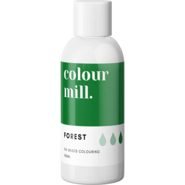 Olejová farba 100 ml vysoko koncentrovaná zelená - les - colour mill - colour mill