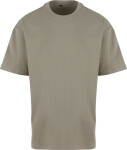 New Morning Studios NM 003 Unisexové tričko oversize z hrubej bavlny 57.0003 bledo olivová pale olive 4XL