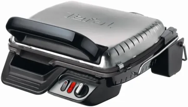 TEFAL Ultracompact GC306012 strieborná / Kontaktný gril / 2000 W / 3 programy / Gril. plocha: 600cm2 (GC 3060)