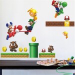 Veselá Stena Samolepka Super Mario Veľkosť: 72 x 60 cm