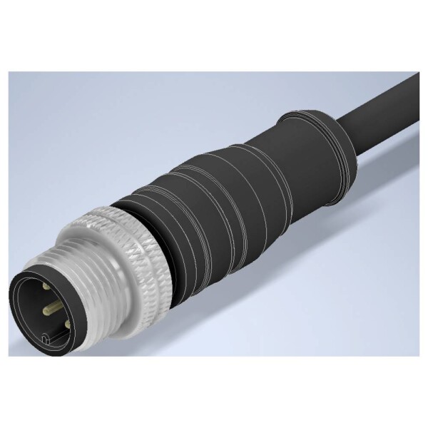 W & P Products 882-5-05-1100-3-0100-0-217 upravený zástrčkový konektor pre senzory - aktory, 94552, piny: 5, 100 cm, 1 ks; 94552
