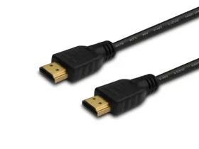 OEM Kábel HDMI pozlátený 1,5 m / Kábel HDMI / 4K UHD 2160p / Pozlátené konektory / ARC + Ethernet (SAVIO CL-01)