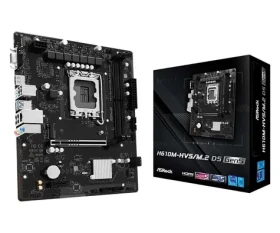 ASRock H610M-HVS/M.2 D5 / H610 / LGA 1700 / 2x DDR5 / PCIEx16 / 1x GLAN / mATX (90-MXBTV0-A0UAYZ)