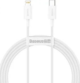 Baseus CATLYS-C02 Kábel USB-C (M) - Lightning (M) 2 m biela / 20W (CATLYS-C02)