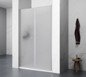 AQUALINE - PILOT otočné sprchové dvere dvojkrídlové 800 PT082
