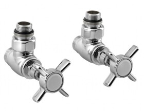 SAPHO - STAR pripojovacia sada ventilov ručná rohová, chróm CP5020S