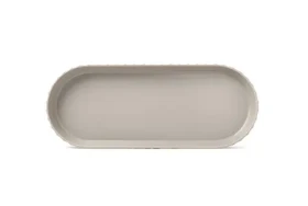 BlimPlus Minerva Tácka oválna M moka grey / Tácka / plast bez BPA / do umývačky, chladničky aj mikrovlnky (VS006-00000M-319)