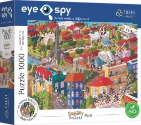 Trefl - Puzzle - UFT Eye-Spy Sneaky Peekers: Paríž