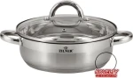 Zilner ZL-7406 / Hrniec / nerezová oceľ / nízky / 7,5 l / priemer 30 cm (ZL-7406)