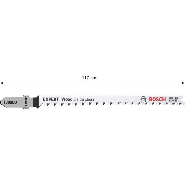 Bosch Accessories 2608900556 EXPERT Drevo 2-stranné čisté kotúčová píla T 308 BO, 25 kusov 25 ks; 2608900556