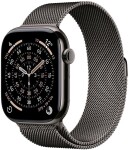 Apple Watch 11 GPS + Cellular 46mm Srokove Titanium Milanese Loop M/L Grafitový (MFD44MP/A)