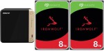 Qnap TS-464-8G + 2x Seagate IronWolf 8TB (ST8000VN004)