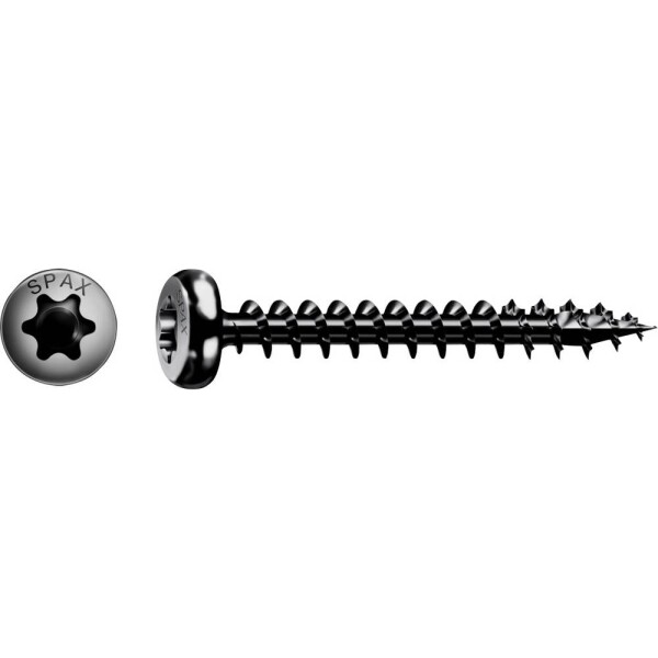SPAX 0201040400303 polkruhové skrutky 4 mm 30 mm T-STAR plus ocel 200 ks; 0201040400303