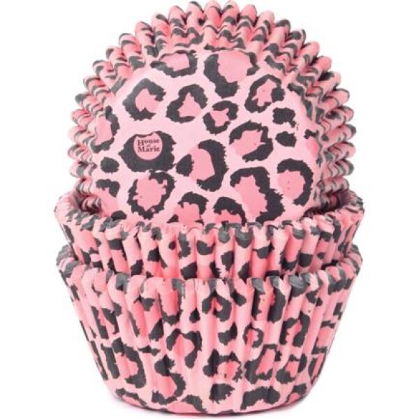 Košíčky na muffiny ružový leopard 50x33 mm - House of Marie - House of Marie