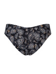 Julimex Simple Paisley Brasil nohavičky S-XL černý vzor XL