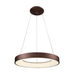 Luxera GENTIS závesné stmievateľné LED svietidlo hnedá / 38W / 2400lm / 4000K / stmievateľné (SKL000385691)