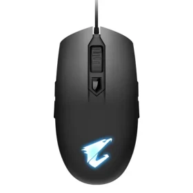 GIGABYTE AORUS M2 čierna / Herná optická myš / 6 200 DPI / 6 tlačidiel / USB / 1.8m (GM-AORUS M2)