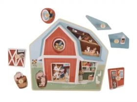 Little Dutch Vkladacie puzzle drevené Farma