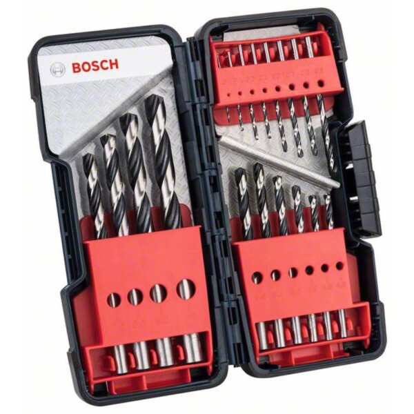 Bosch Accessories 2608577350 HSS sada špirálových vrtákov do kovu 18-dielna DIN 338 valcová stopka 1 sada