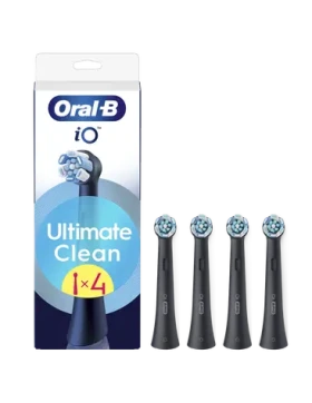 Oral-B iO Ultimate Clean čierna 4 ks / Náhradné hlavice / pre Oral-B iO (iO refill UltimateClean Black 4)