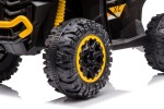 Mamido Detská elektrická štvorkolka XC-sport 2x45W žltá