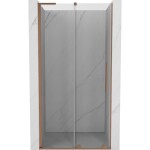 MEXEN/S - Velar L posuvné sprchové dvere 100, transparent, meď kartáčovaná 871-100-003-01-65