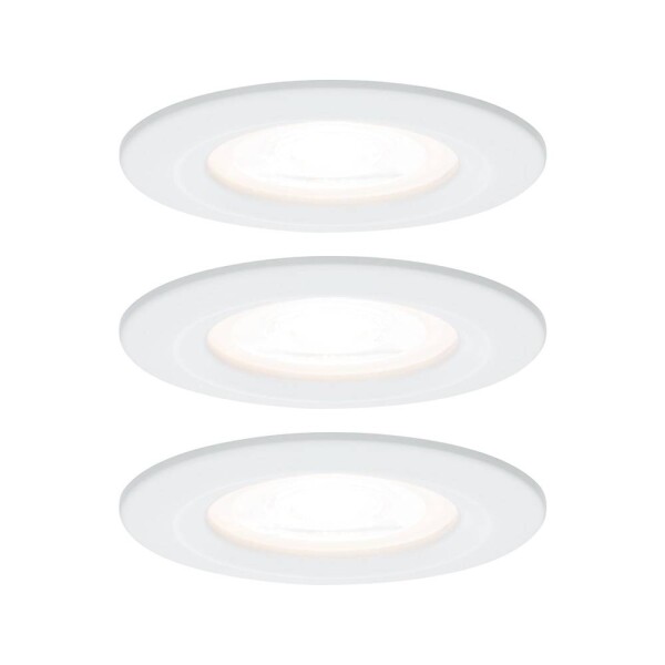 Paulmann vstavané svietidlo do kúpeľne sada 3 ks 19.5 W biela (matná); 93478