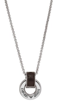 Emporio Armani Fashion oceľový náhrdelník pre mužov EGS3134040