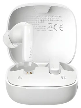 Baseus Bowie E19 Stellar White / Bezdrôtové slúchadlá / mikrofón / Bluetooth 5.3 (57983124473)