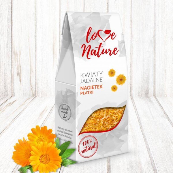Jedlé kvety nechtíka lekárskeho 15 g 100% prírodné - Love Natur - Love Nature - Love Nature