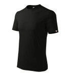 Base tričko unisex black 01 (štítok značky) L