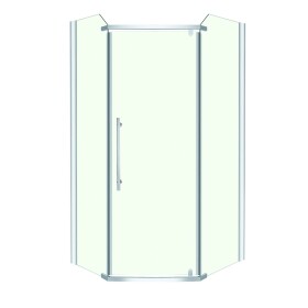 KERRA - Sprchová kabína päťuholníková Glasgow Plus 100 5907548112644
