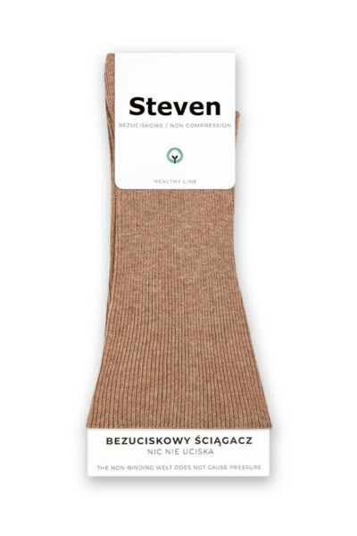 Netlačící ponožky 018 béžová melanž 39-42
