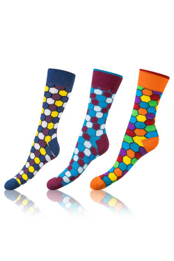 Bellinda Crazy Socks BE491004-307 3-pack kolor:karo