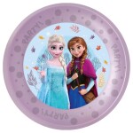 Talíre plastové znovupoužitelné Frozen II 21 cm 4 ks