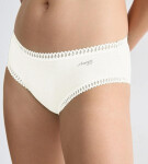 SLOGGI GO CRUSH - Hipstery 3 ks: organická bavlna GOTS a roztomilé potlače Sloggi SILK WHITE L