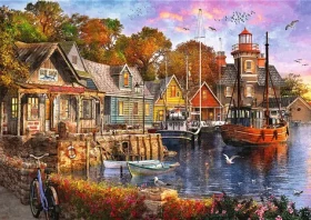 Trefl - Puzzle - Premium PLUS Tea Time: Prístav pri mori