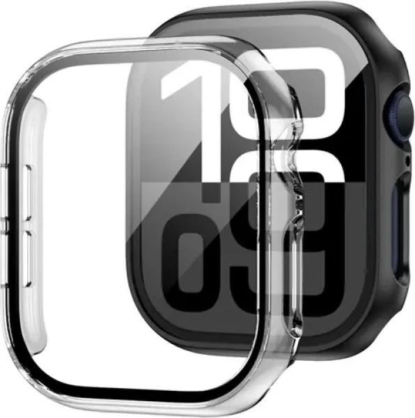 Tech-Protect Defense360 číra / Ochranné púzdro s temperovaným sklom / Apple Watch 10 46 mm