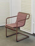 HAY Sedák Terrazza Terracotta bold stripe 82 × 40 cm
