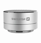 SWISSTEN i-METAL strieborná / Bluetooth reproduktor / 3W / 300mAh (52104432)