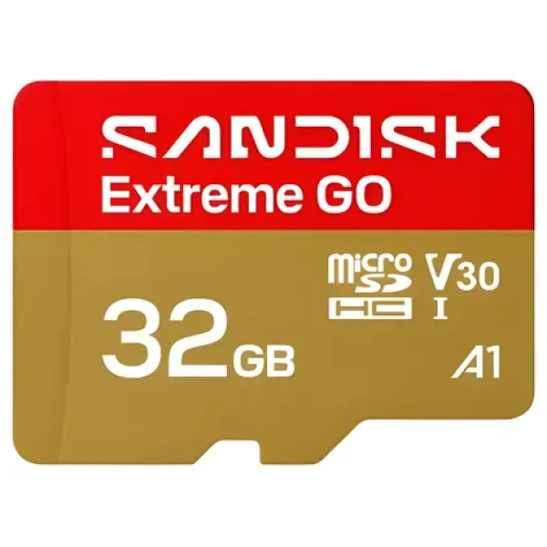 SanDisk Extreme GO microSDHC 32GB / Pamäťová karta / UHS-I U3 V30 / čítanie: 100 MB/s / zápis: 60 MB/s / vhodné pre 4K (SDSQXGN-032G-GN6MN)