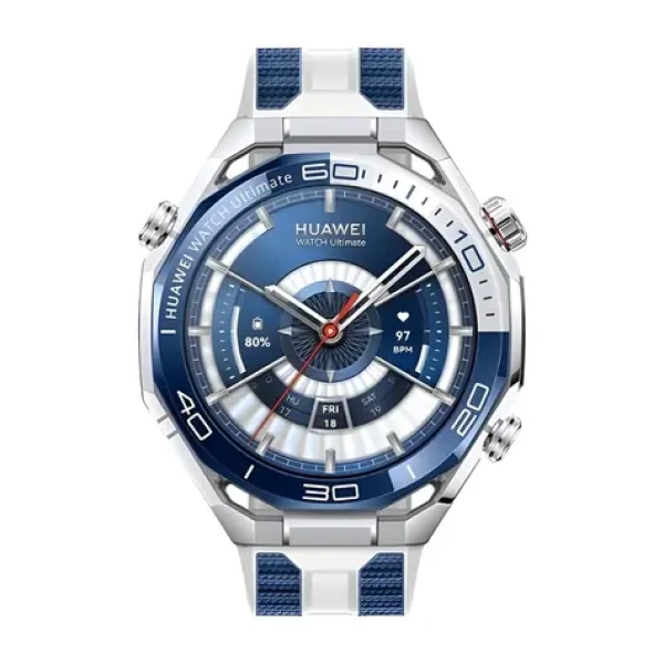 Huawei Watch Ultimate 2 modrá / Chytré hodinky / 1.5 "LTPO AMOLED / GPS / BT 5.2 / NFC / 20 ATM (55020GAY)