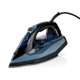 Nedis IRON2000 čierna / Naparovacia žehlička s keramickou doskou / 2600 W / 25 gm / 0.32 l / Parný výstrel (IRON2000)