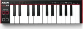AKAI LPK 25 MKII - Ovládacia klávesnica Pad kontrolér MIDI USB čierno-červená (LPK25 MKII)
